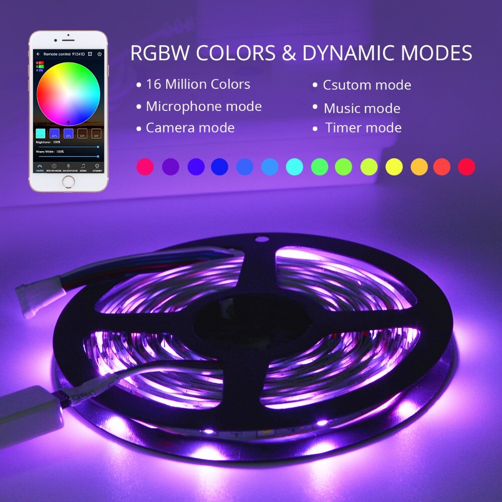 Smart Home Huis WiFi LED light Strip 5M RGB RGBW RGBWW App Controle Smart lamp Tape Smart Leven verlichting voor Android/IOS Systeem