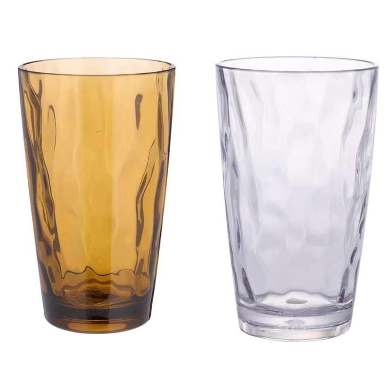 Plastic Water Beker, Zomer Transparante Water Cup, Anti-Val, Restaurant Servies, 460Ml