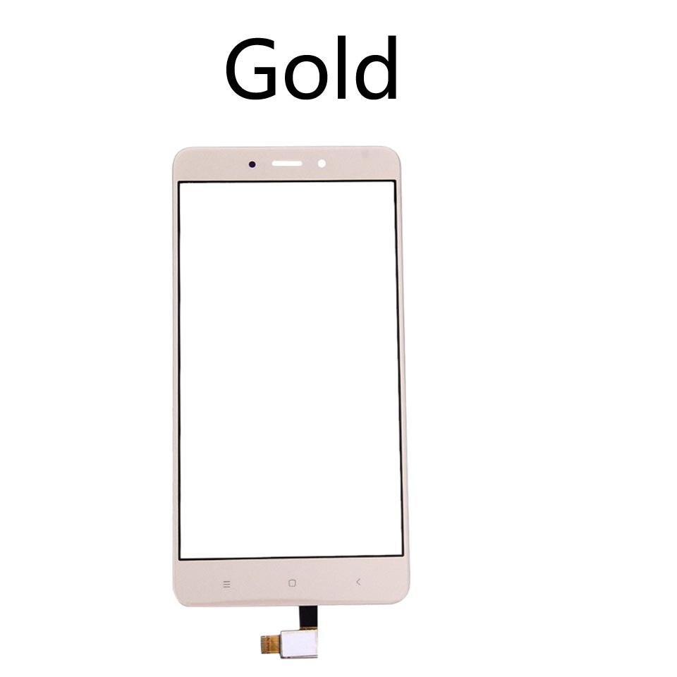 Note4 For Xiaomi Redmi note 4 Touch Screen Panel Sensor 5.5" LCD Display Glass Digitizer Replacement: Gold-No tool
