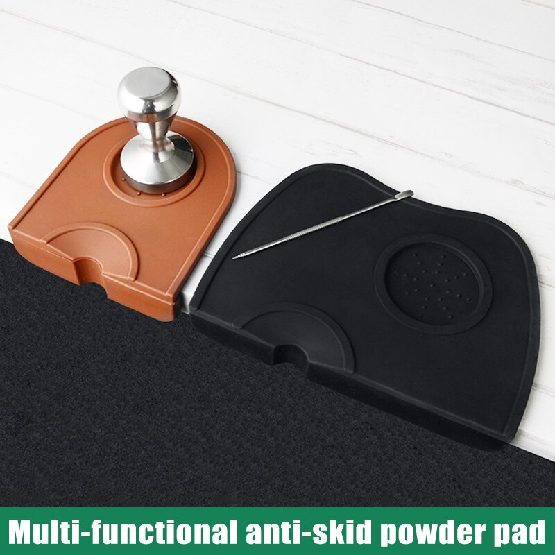 Silicone Coffee Tamper Mat Slip-Resistant Pad Home Coffee Tea Tools Espresso Tamper Mat DFK889