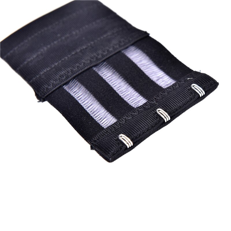 3 Rows 3 Hooks Women Good Adjustable Bra Extender Strap Extension Buckle