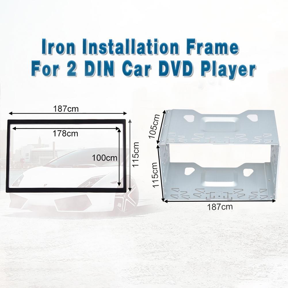 2 din android bil media dvd  mp5 android spelare radio monteringsram för golf/polo / mk3/ jetta/ universell japansk bil panel ram