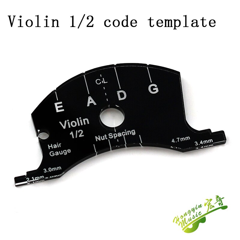 Violin code template instrument making tool Cutting template piano code grinding tool assembly tool piano making tool: Violin One half