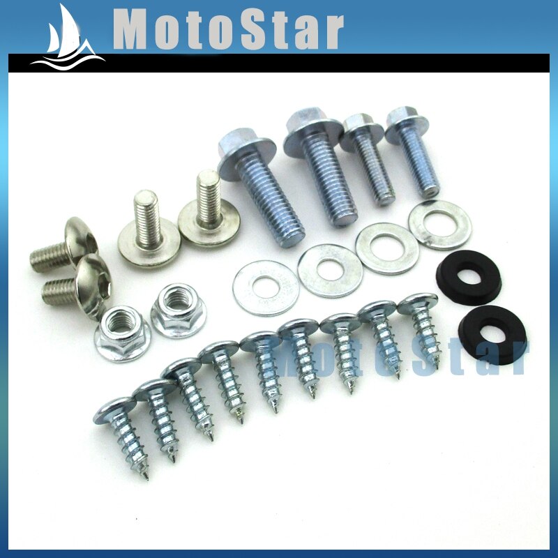 Motorcykel plastik kåbe tank montering skrue panel bolte til kinesisk crf 50 dirt pit cykel 50cc 90cc 110cc 125cc 140cc 150cc 160cc