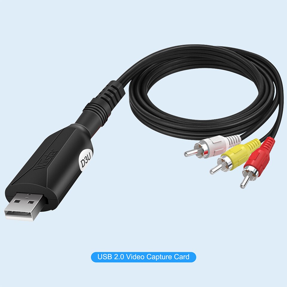 USB 2.0 Easycap Capture Video TV DVD VHS Audio Capture Adapter Card TV Video DVR
