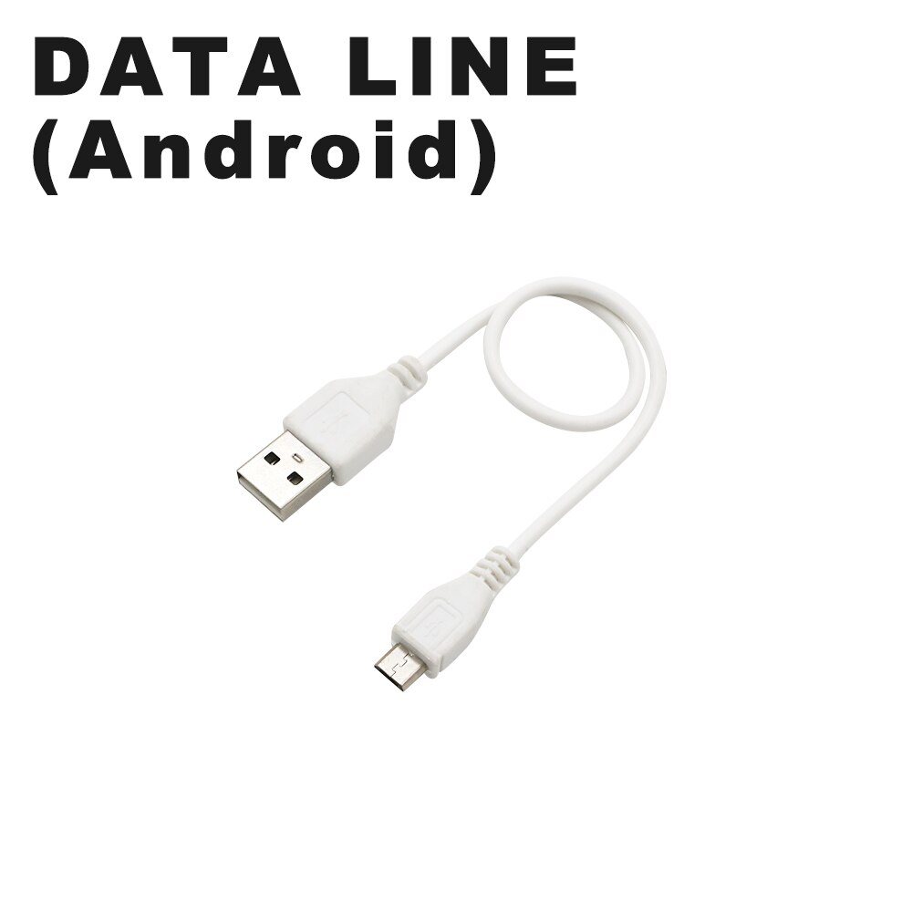 Luz de curado de Gel UV, lámpara de curado ultravioleta, interfaz USB A Android, adaptador para manicura, DC5V: Data Line(Android)
