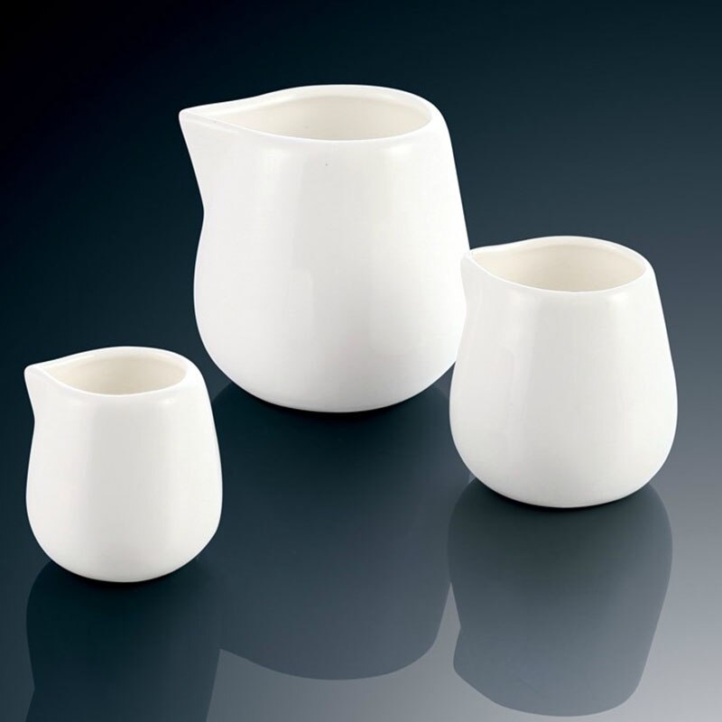 Tarro de cerámica para condimentos, recipiente para crema, taza, vajilla, utensilios de cocina blancos, jarra para azúcar, crema y leche