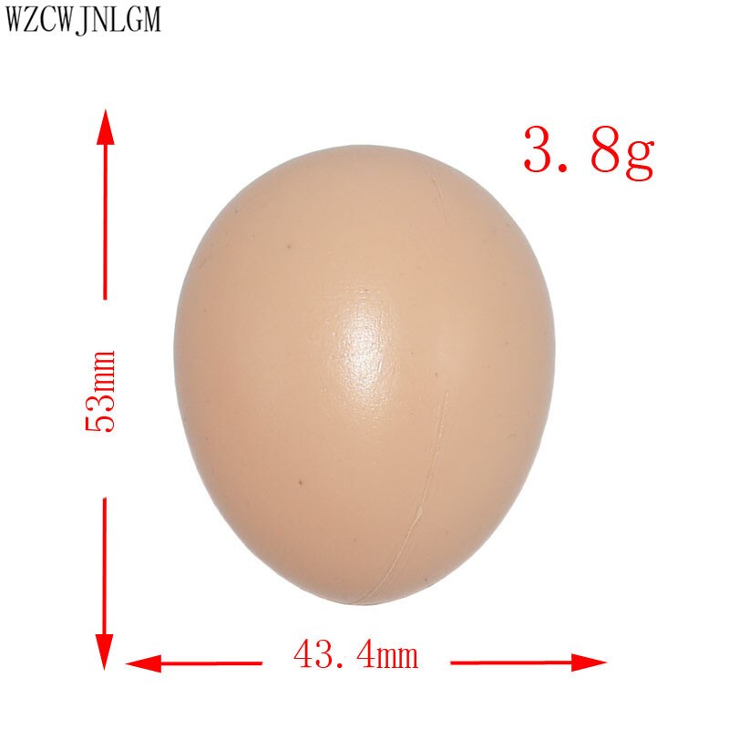 Poultry Hatching Simulation Eggs , ChickensDucks GeeseHatchingBreeding Artificial Imitation False Eggs 100pcs