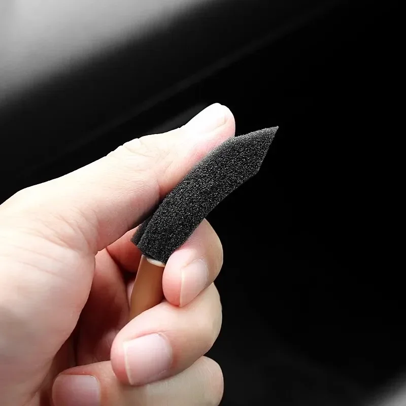 Cepillos de limpieza de esponja para coche, plumero, eliminación de polvo, herramientas de limpieza para detalles de Interior de coche, ventilación de aire acondicionado automotriz, 5 uds.