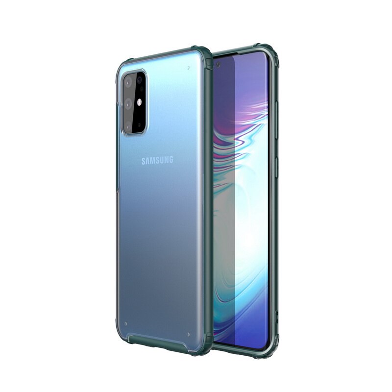 Funda de teléfono blindada a prueba de golpes para Samsung Galaxy S20 Ultra S10 S10e Note 10 Plus funda híbrida/TPU protege la cubierta dura transparente