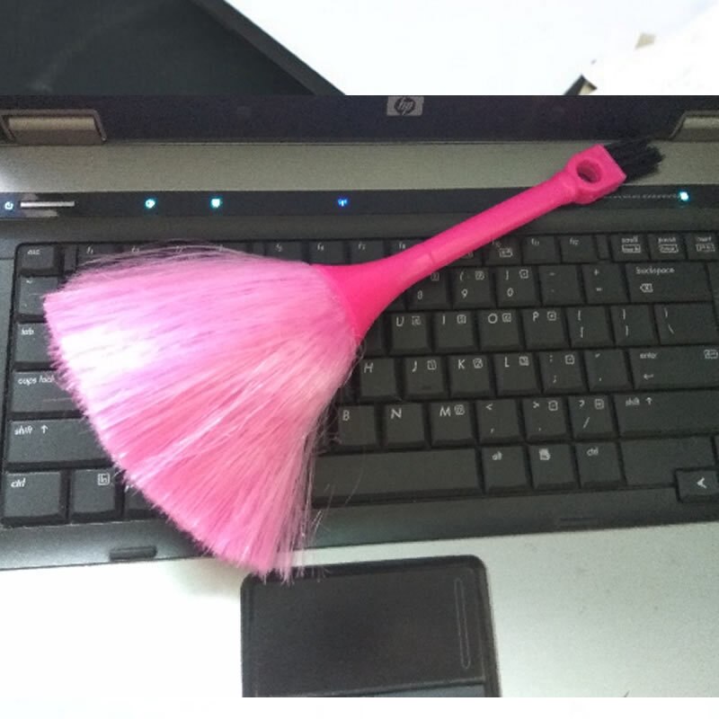 Computer keyboard dust brush computer cleaning brush cleaning tool brush dust brush: rose Red