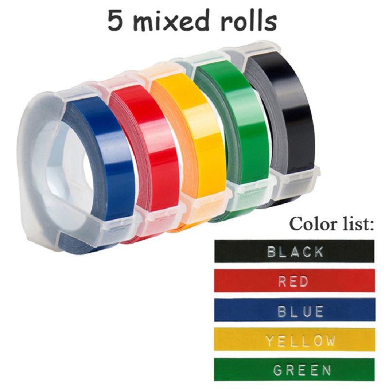 C101 3D-Prägung Schreibmaschine Etikettiermaschine Manueller Etikettierer Kompatible Dymo Druckeretiketten für Dymo 1296 Etikettenherstellung: Burgunderrot