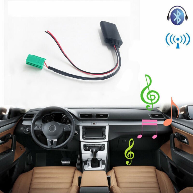 6 Pin Bluetooth Adapter AUX Stereo Radio Connector Interior Accessories