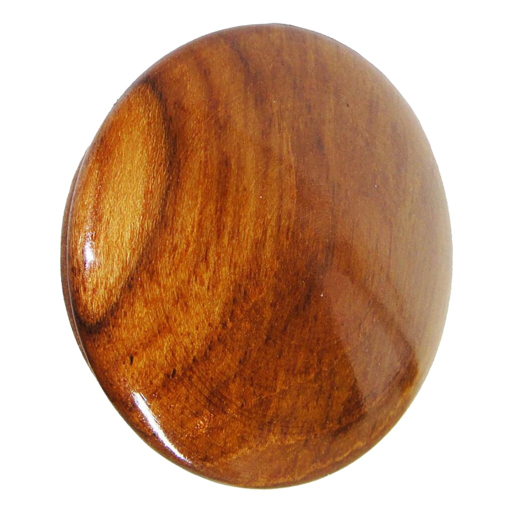 Boat Steering Wheel Center Cap &amp; Teak Wood Face diameter: 2-1/2'