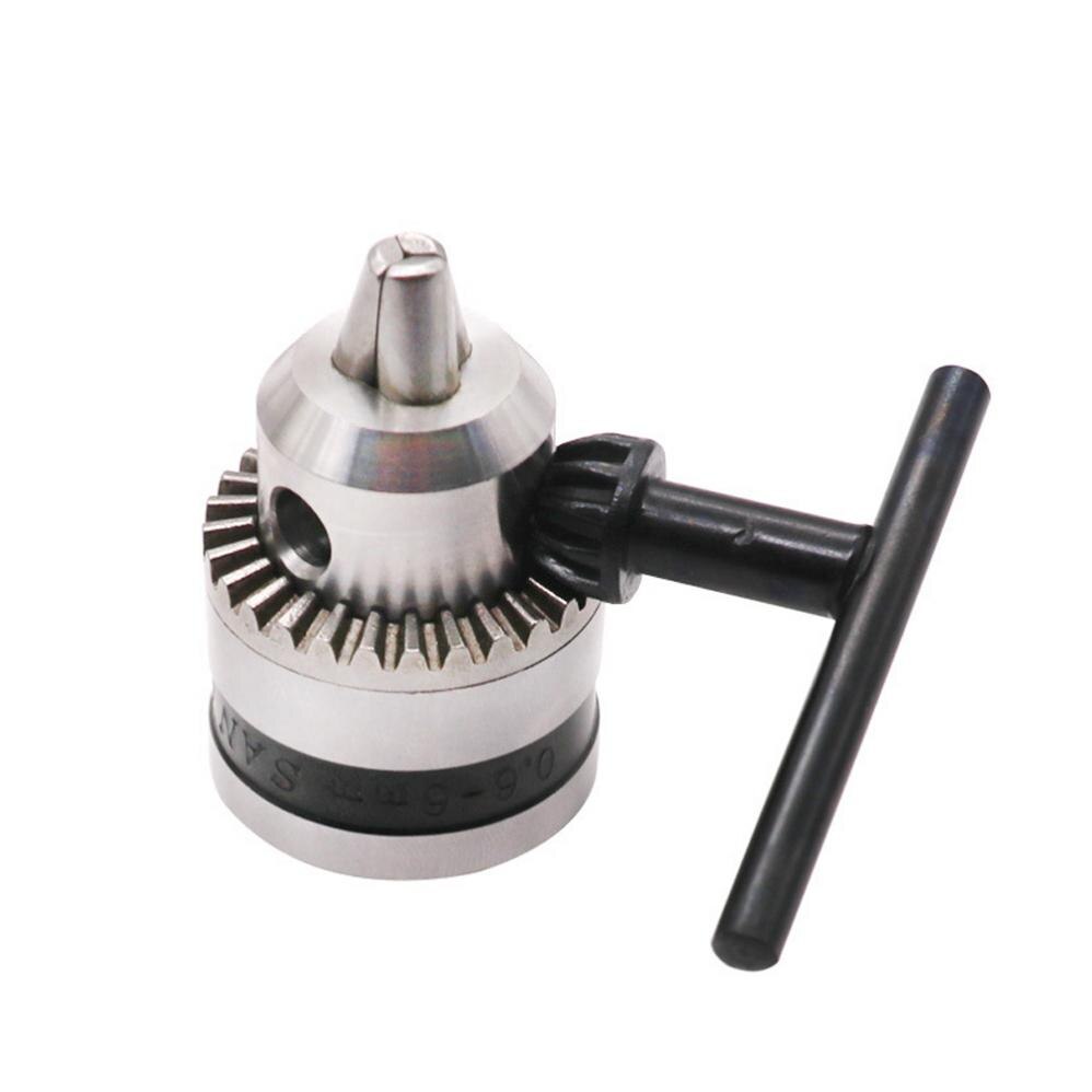 B10 0.6-6mm Steel Drill Bit Clamp Handle Drill Clamp Drill Bit DIY Hand Electric Drill Tool Parts