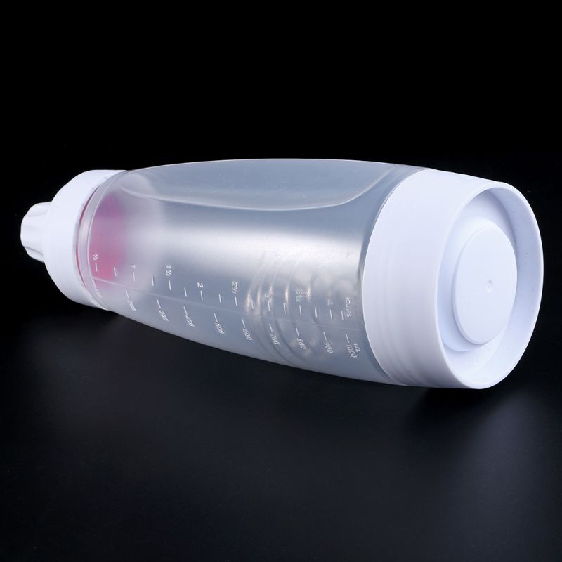 Hand smör dispenser smet mixer flaska cupcake pannkaka crepe smet dispenser