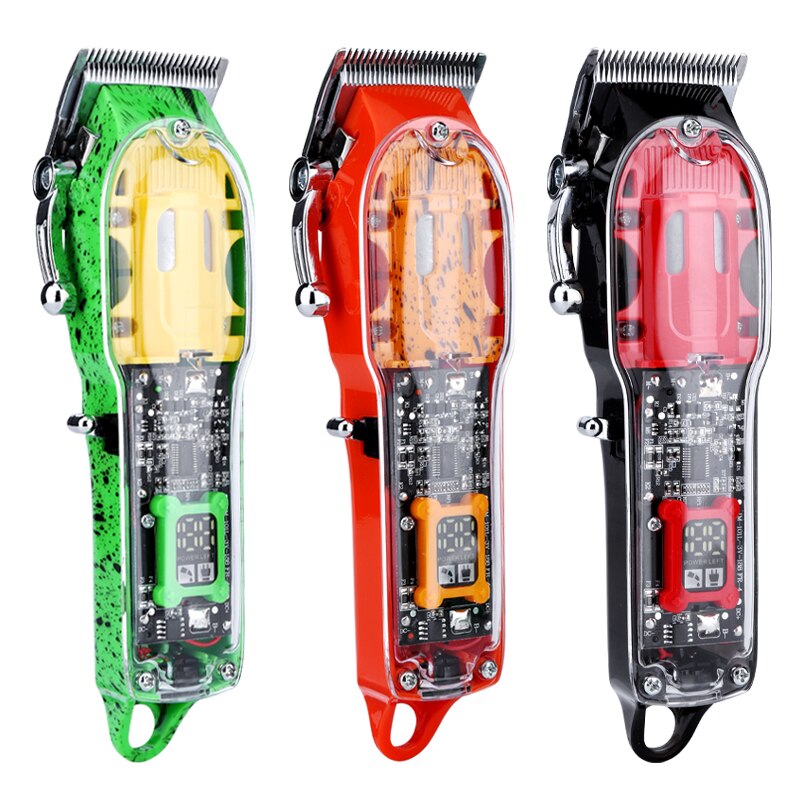 Transparent Oil Head Electric Clipper LCD Digital ... – Vicedeal