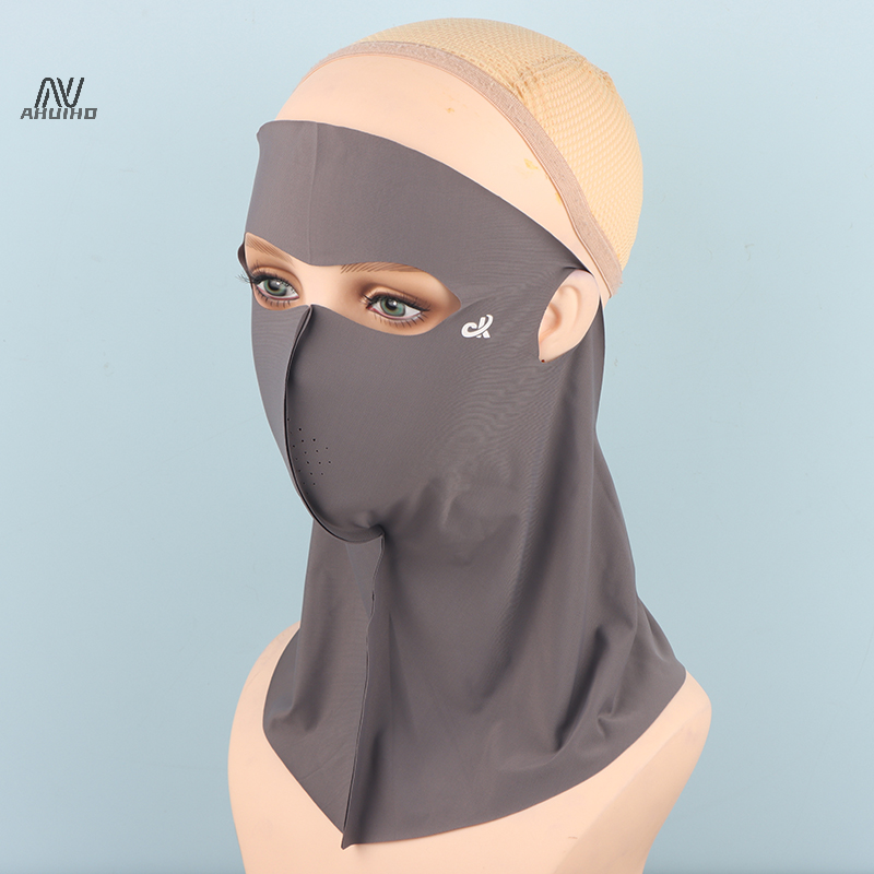 IJszijde zonbeschermingsmasker Anti-UV nekdoek Nekbescherming Stofdicht zonnescherm Gezichtsmasker Zomer