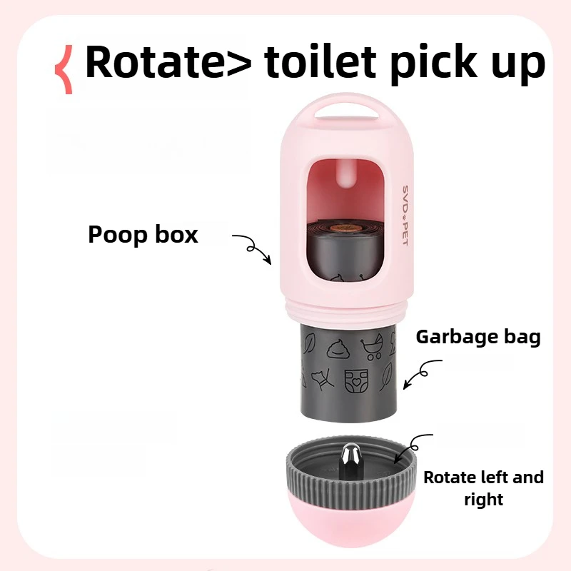 Draagbare kattenbak voor buiten, verdikte kattenbak, afvalzak met gesp, ophangkoord, kattenbakvulling, gemakkelijk af te scheuren, huisdierproducten