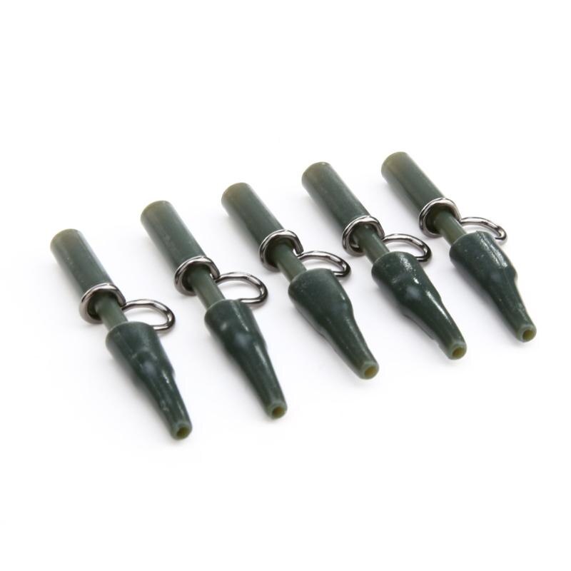 20pcs Carp Fishing Heavy Duty Lead Clip with tail Rubber Carp Fishing Accessories Kit for Fishing Tackle Equipment