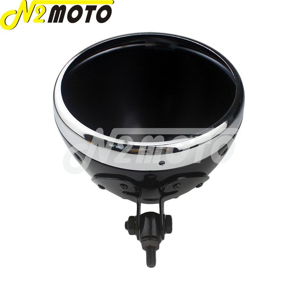 7 "Motorfiets Led Koplamp Schelpen Lamp Led Licht Behuizing Voor Kawasaki Honda Yamaha Harley Chopper Bobber Cafe Racer Custom