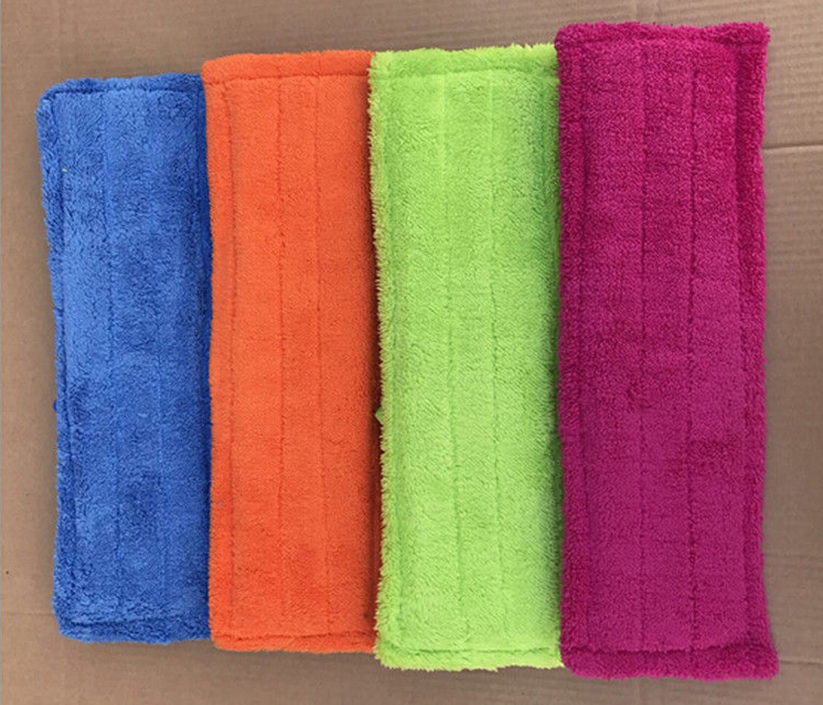 Praktische Mop Doek Refill Hoofd Pads Vervanging 4 Kleuren Huishoudelijke Dust Cleaning Herbruikbare Microfiber Pad Voor Spray Mop