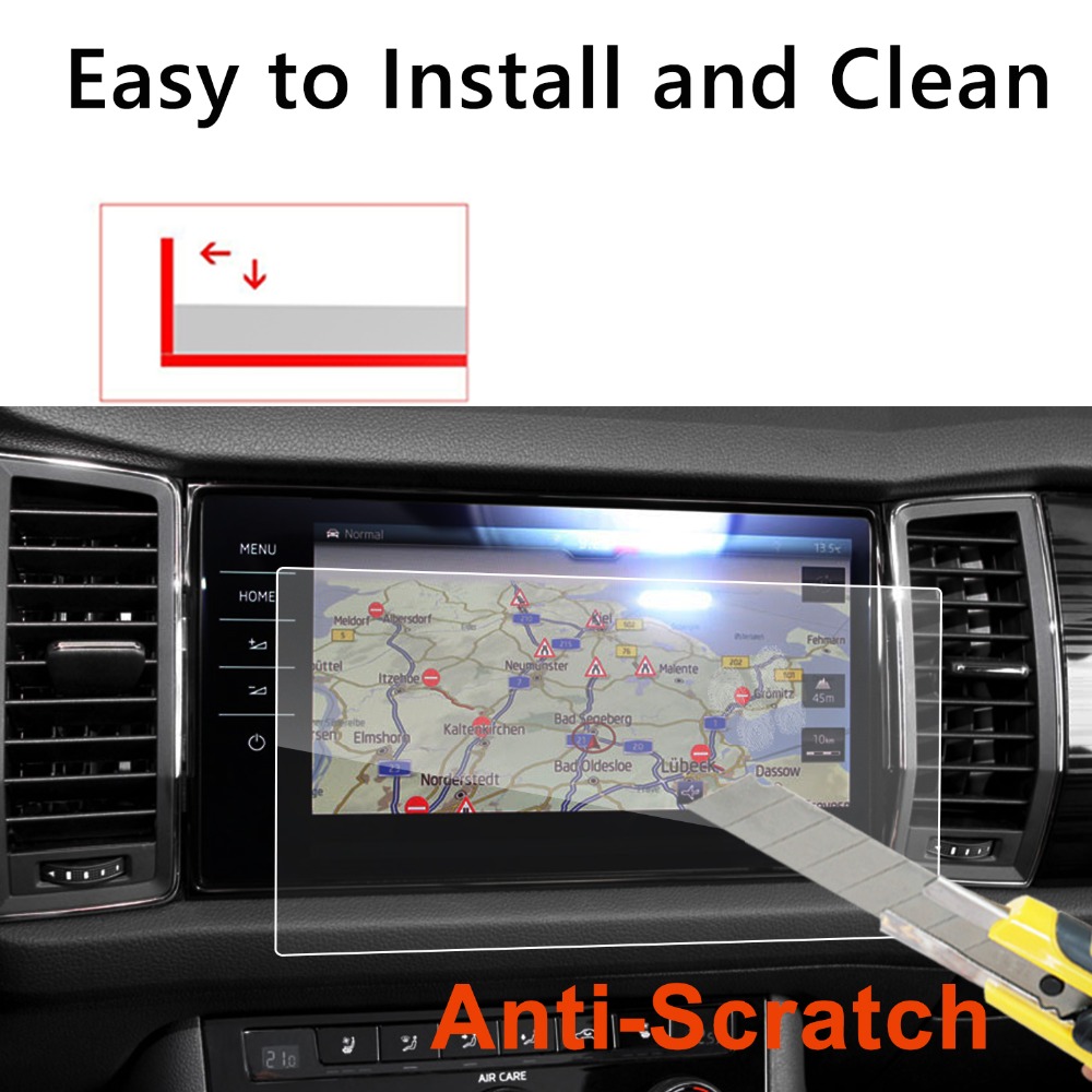 Ruiya Auto Screen Protector Voor Kodiaq Columbus 9.2 Inch Navigatie Scherm Auto Interieur Stickers Accessoires