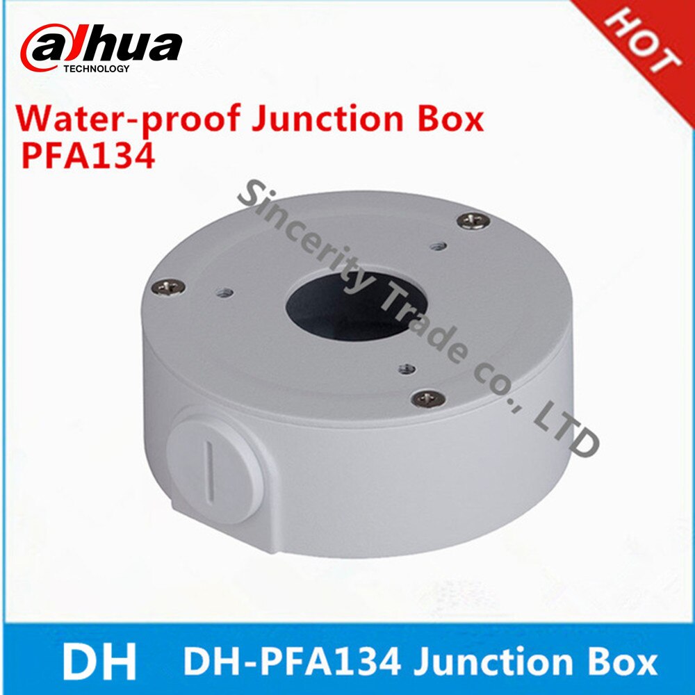 Dahua PFA134 Aluminium Materiaal Water-Proof Junction Box DH-PFA134 Ondersteuning Dahua IPC-HFW1435S-W &amp; IPC-HFW2431S-S-S2 Ip Camera