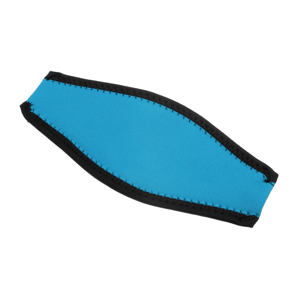 Máscara de buceo ajustable, 1 ud., funda para cabeza con correa para Scuba, protección para el pelo, equipo para submarinismo: Light Blue