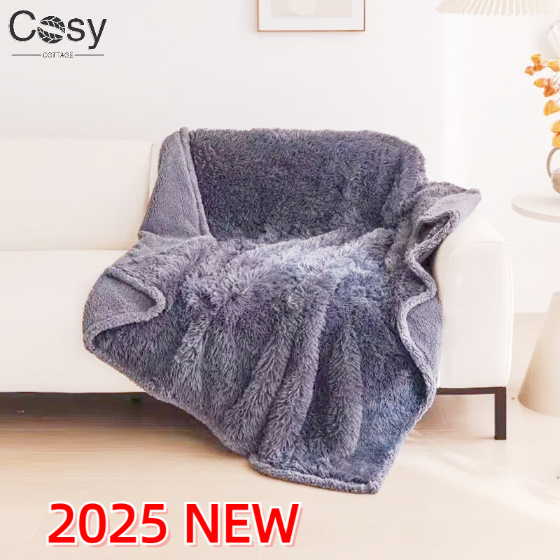 Waterproof Blanket for Couple, Large Size for Beds Bedroom Throw Luxury Shaggy Warm Blankets Lovers Microfibre-blanket