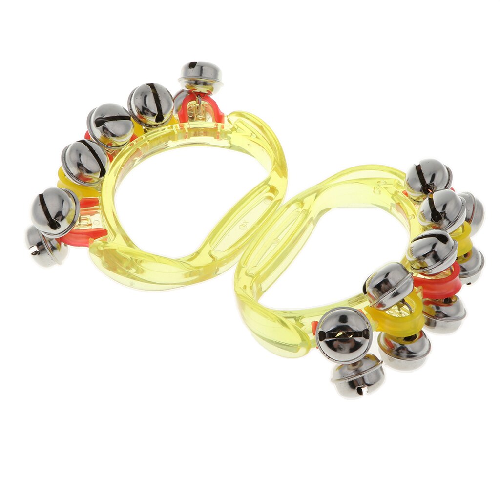 2 Pcs Baby Tamboerijn Hand Schudden Jingle Bells Kinderen Dansen Speelgoed