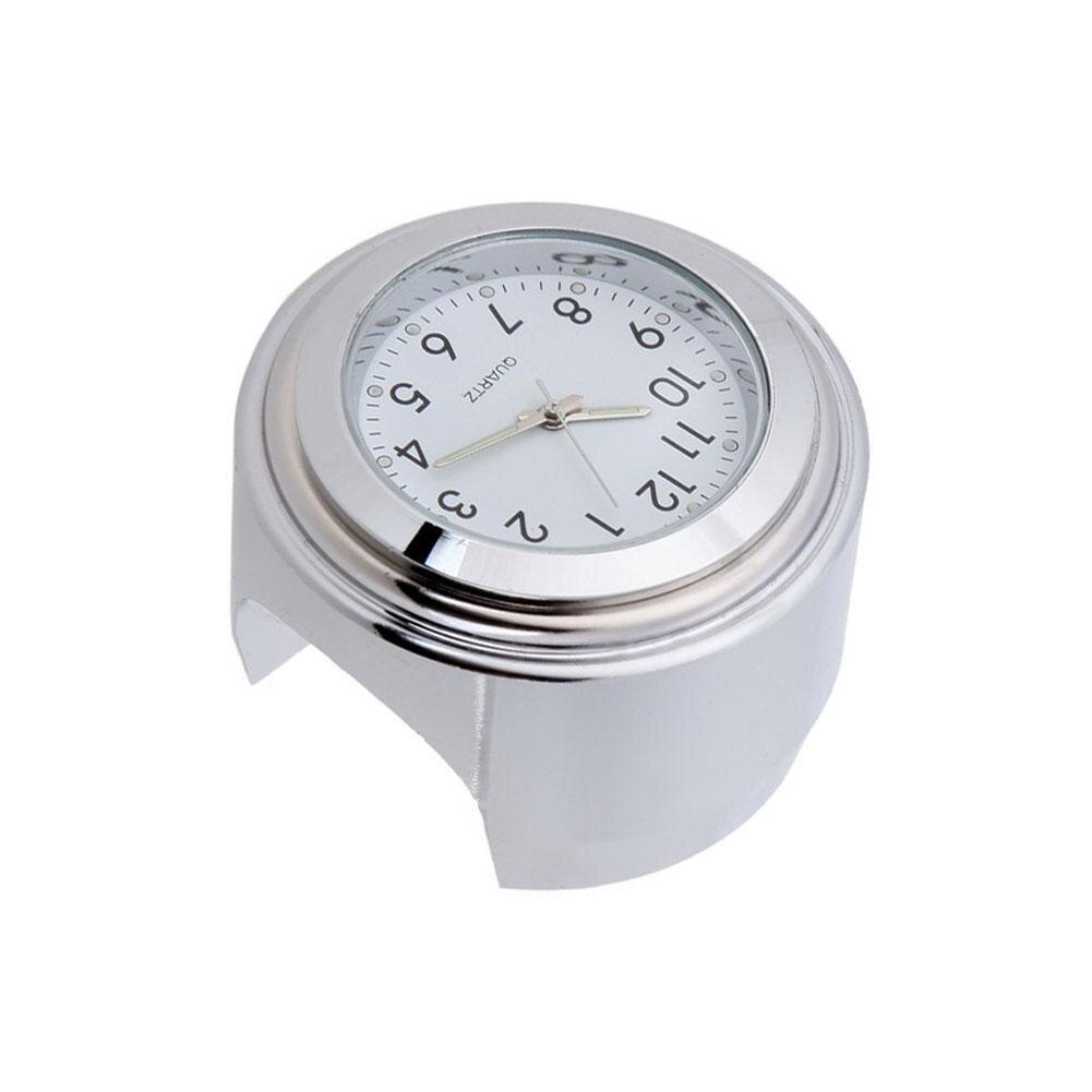 Motorcykel klocka klocka termometer motor 22-25mm styrfäste urtavla klocka klocka termometer temp gauga för yamaha kawasaki