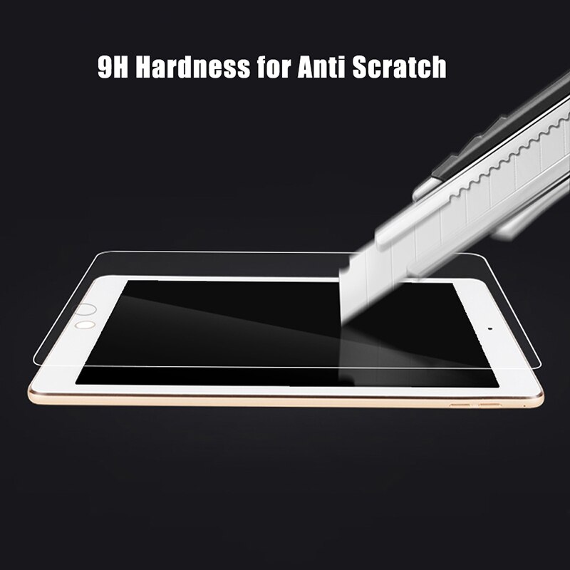 Para iPad Air Pro Mini 1 2 3 4 5 6 7 8 9 11 12.9 Anti-Scratch Protetor de Tela de Vidro Temperado Para O iPad 9.7 10.2 10.5 Pro 11 12.9