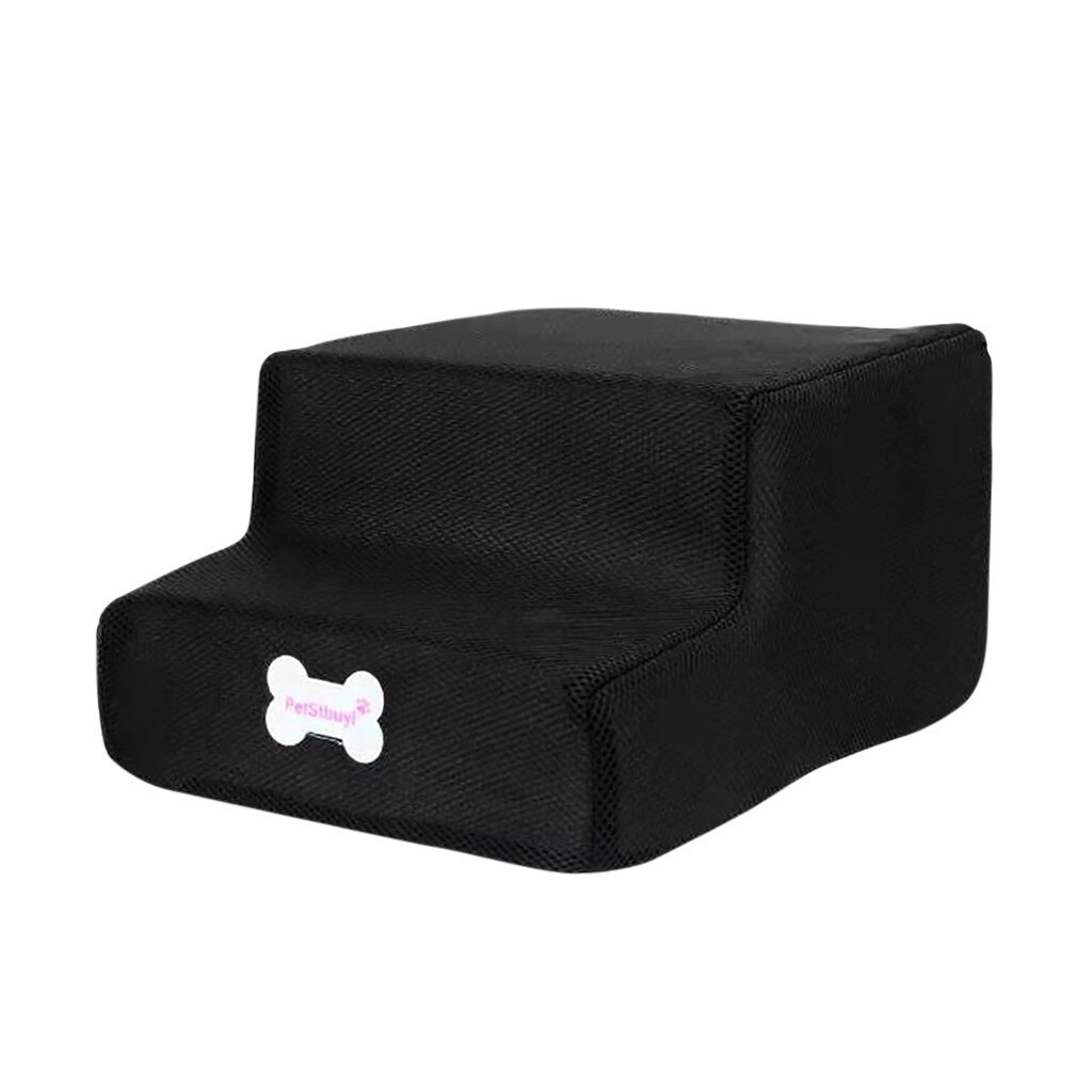 Breathable Mesh Foldable Pet Stairs Detachable Pet Bed Cat Dog Ramp 2 Steps