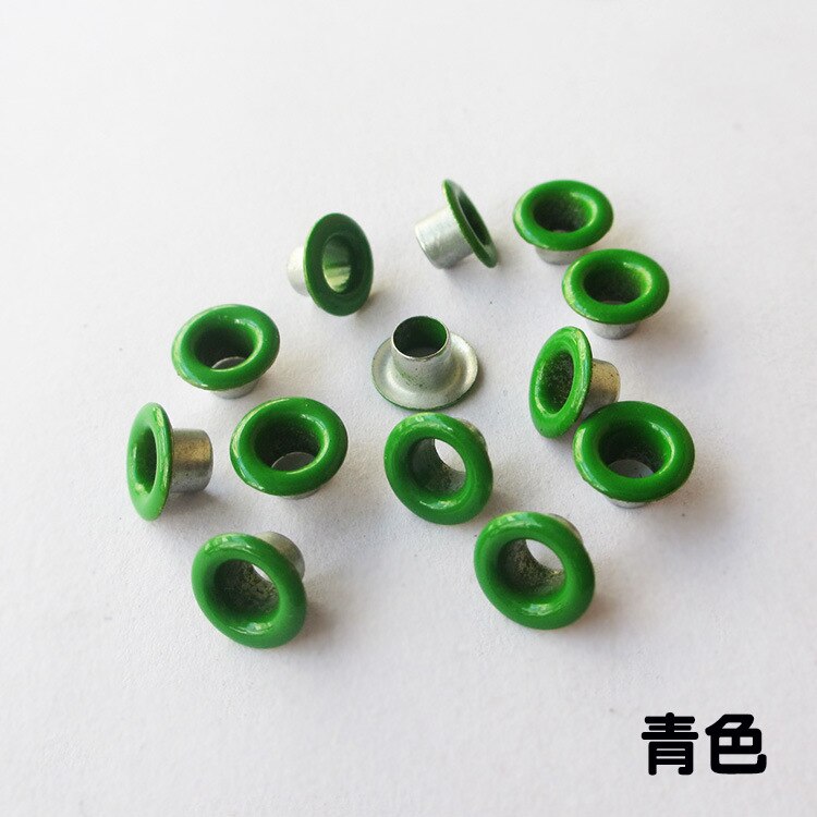 20pcs Colorful Grommets For Scented Wax Tablet Gasket Canvas Buckle Spray Metal Eyelets Rivets Sewing Accessories Candle Making: Green 20pcs