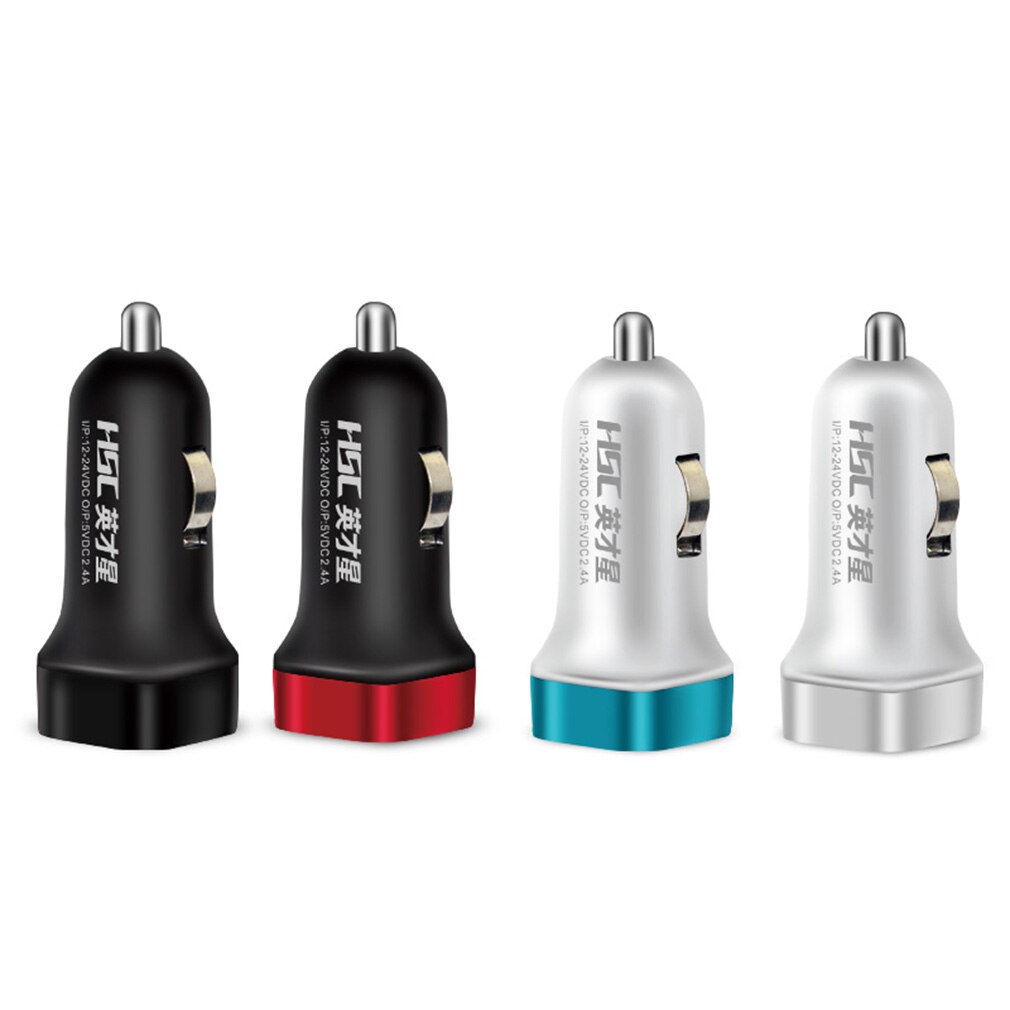HSC 2.4A Double USB Chargeur De Voiture Support Enregistreur De Voiture Universel Téléphone Portable Tablette Chargeur pour 6 6S pour Samsung S6 YC-16