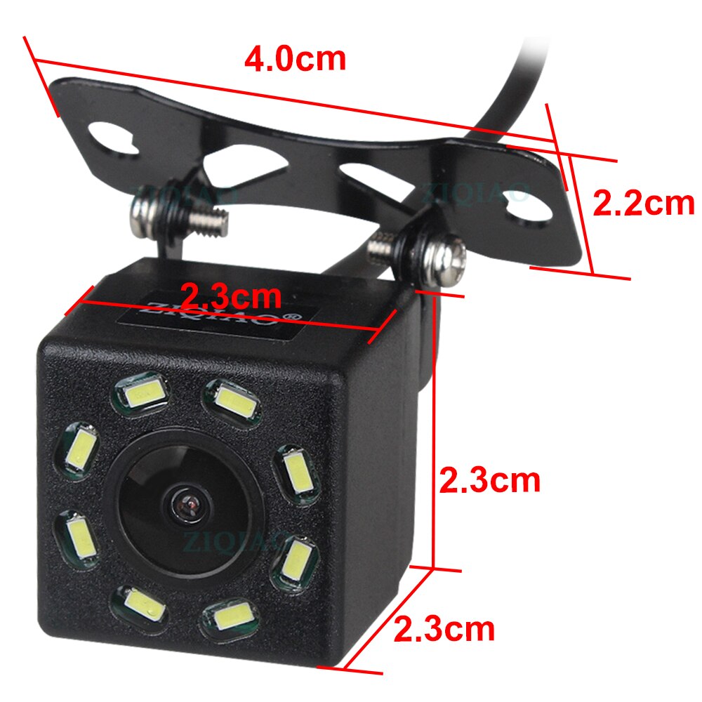 ZIQIAO Car Reverse Camera Dynamic Guide Line Auxiliary Parking Rear View Camera HS083