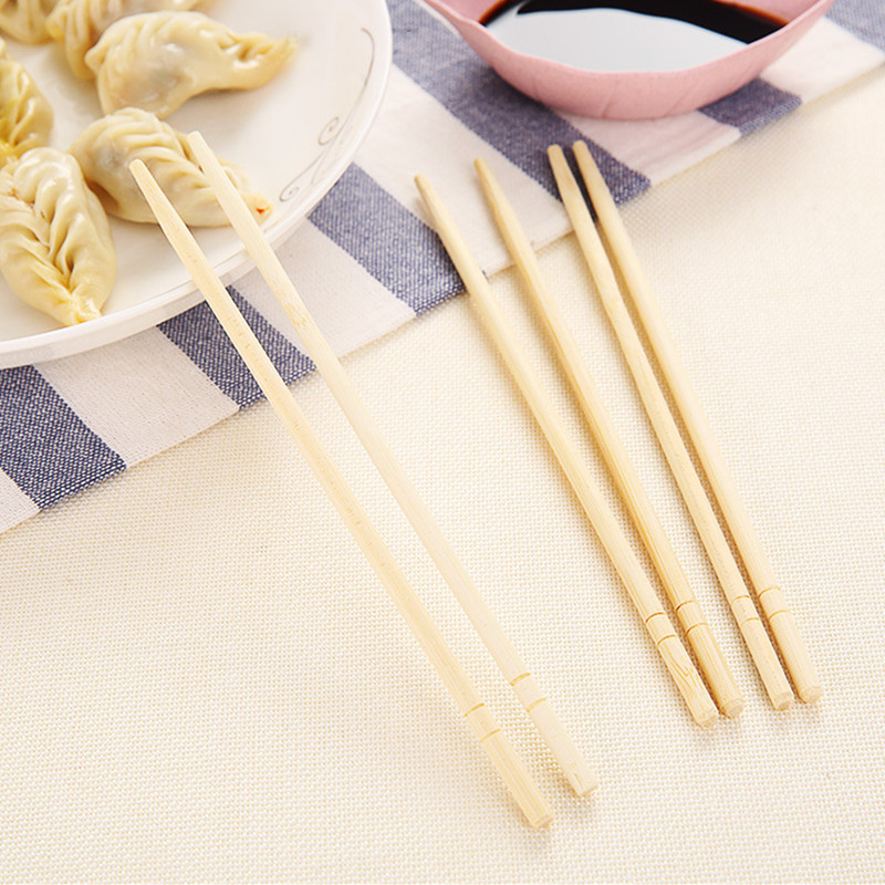 20 stk / pose engangs naturlige bambus spisepinde familie indsamling hotel fastfood restaurant bambus spisepinde individuelt indpakning