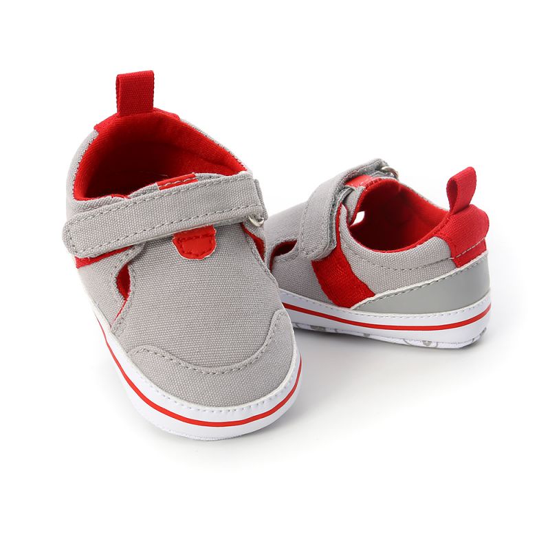 Nyfødte baby søde drenge piger lærred brev første vandrere bløde sål sko småbørn baby sko piger