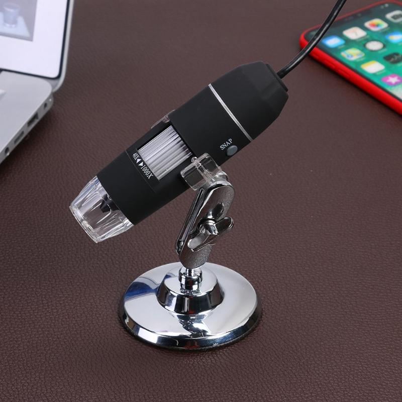 40-1000X 8 LED Digital Mikroskop Kamera USB Endoskop Lupe mit Metall Stand Betriebs Fenster 2000 Mac OS X 10,5 oder höihr