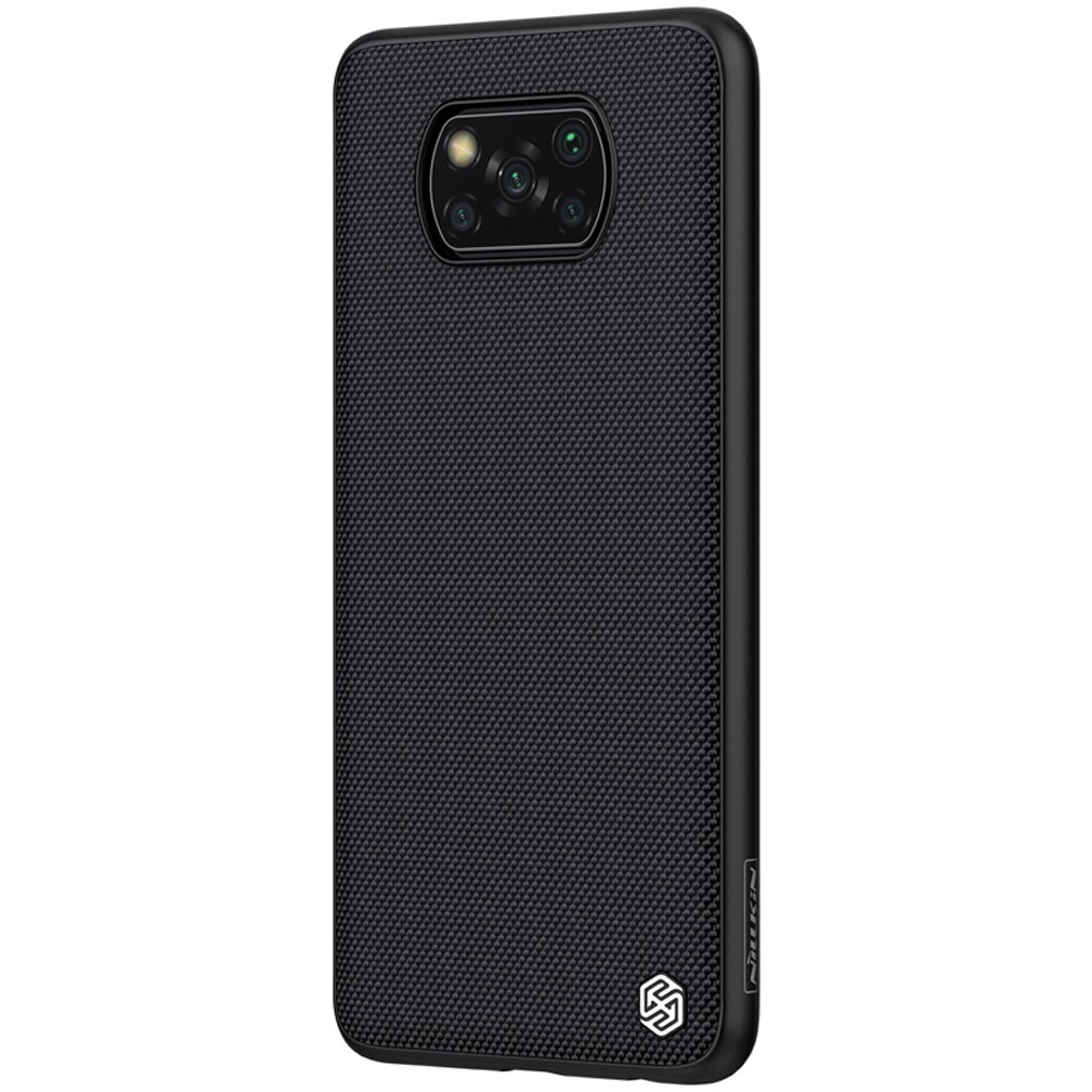 For Xiaomi Poco X3 NFC Case NILLKIN Textured Nylon Fiber Soft TPU Hard PC Panel Back Cover For Xiaomi Poco X3 NFC Case