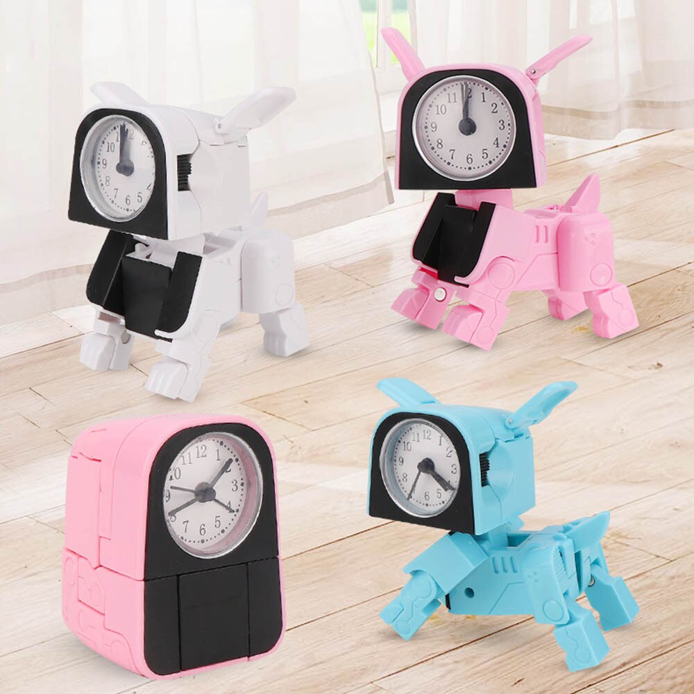 Neue Mini Hund bilden Uhr Spielzeug Nette Variante Wecker Roboter Spielzeug Früer Bildung Spielzeug Für freundlicher Baby Nette Welpen gehen Spielzeug