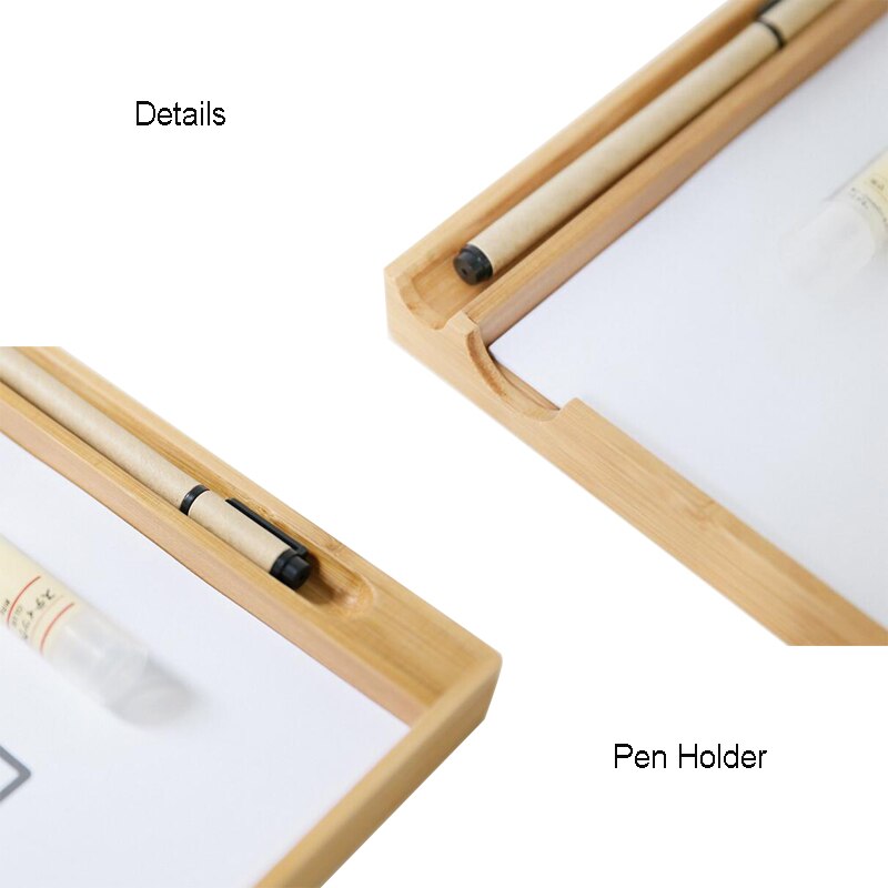 Environmental Wooden Clipboard A4 Writing Board Folder Clipboards Office Stationery Supplies Pen Notebook Holder