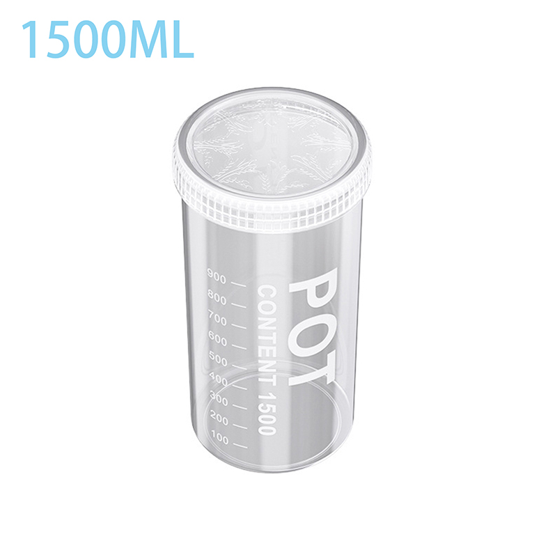 Kitchen Grains Sealed Container Transparent Snack Storage Container Anti-Moisture Cereals And Grains Sealed Storage Barrel Box: green