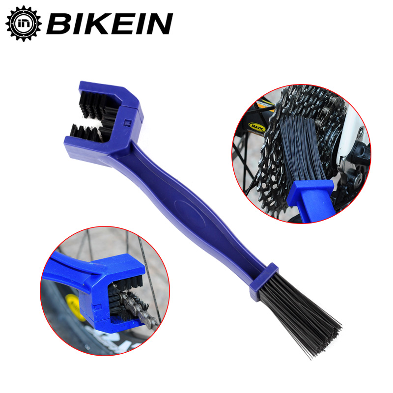 Bikein-Fiets Ketting Machine Draagbare Bike Chain Cleaner Borstels Scrubber Wash Tool Kit Fiets Accessoires 78G