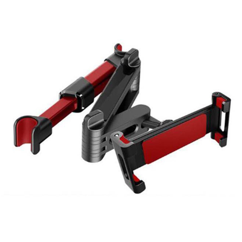Auto kussen telefoon beugel ondersteuning auto achterbank hoofdsteun mobiele tablet standaard voor buiten persoonlijke auto-onderdelen decoratie: Rood