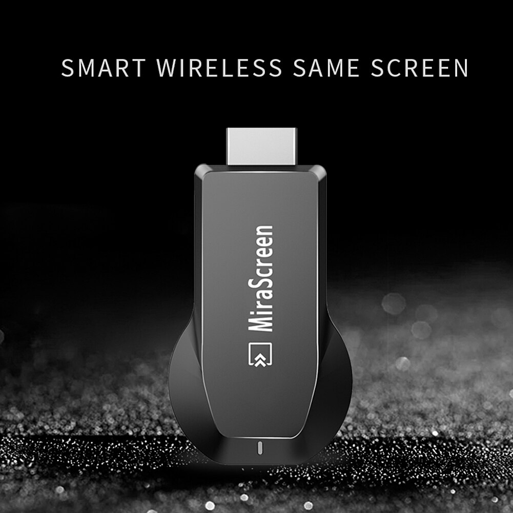 Mirascreen  e5m 2.4 / 5g dual band trådløs hdmi dongle miracast airplay dlna hdtv tv stick til android mac ios windows os