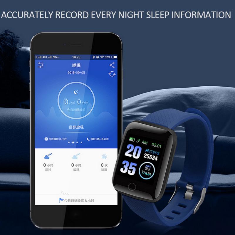 Smart Horloge Hartslagmeter Bloeddruk Fitness Tracker Multifunctionele Sport Gezonde Mannen En Vrouwen