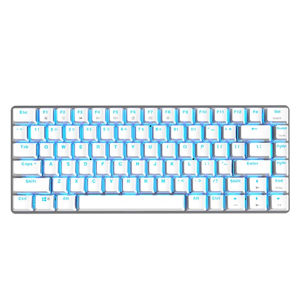 Gaming Mechanical Keyboard Backlit Usb Wired Keypad 82 Keys Black Switch Computer Keyboard PC Laptop Gaming Keyboard In Stock