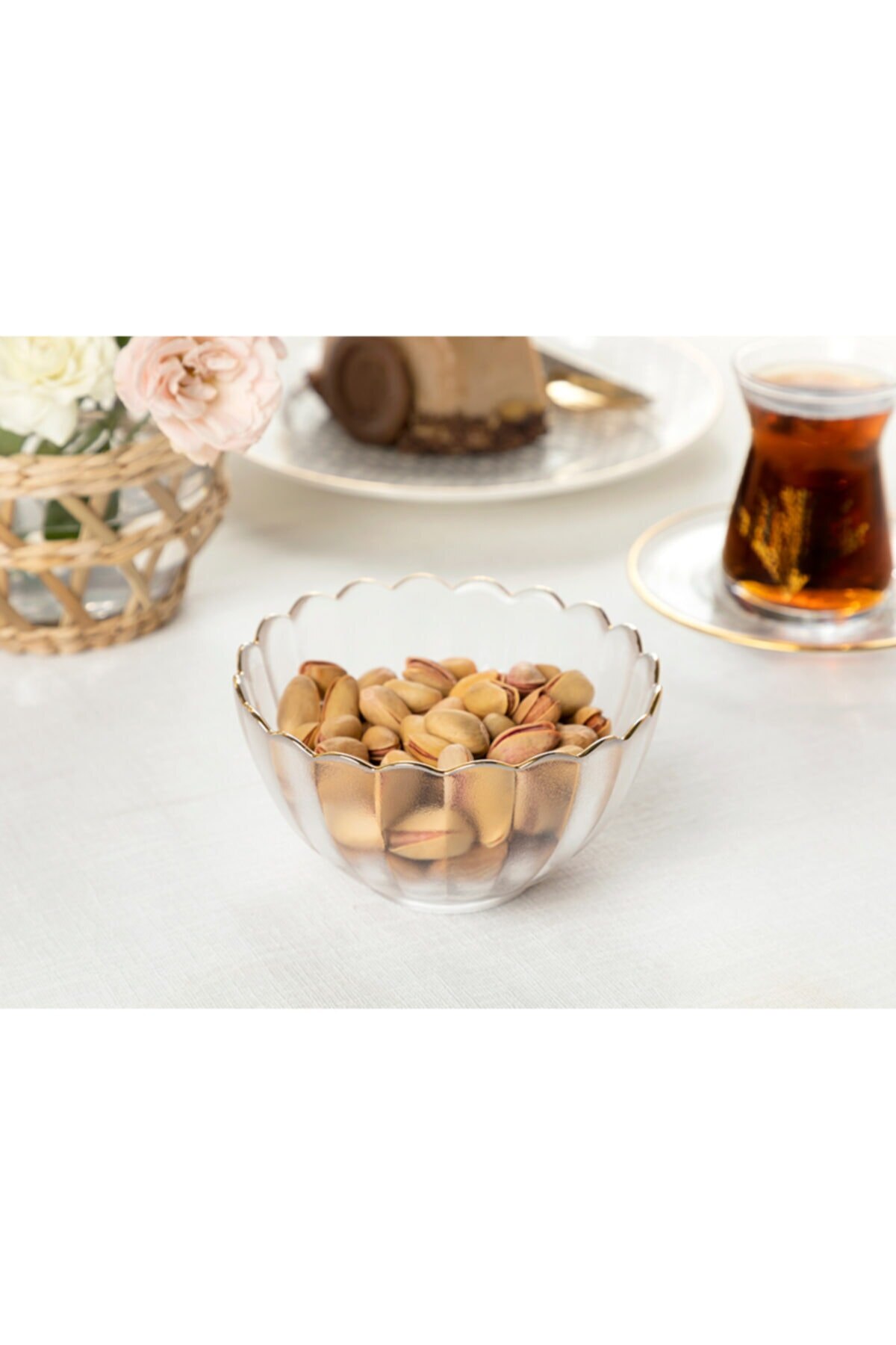 Glas Snoepgoed 12 Cm Transparante Snack Servies Keuken Cookie Schotel Serveren Ornament Decoratie Bestseller Noten